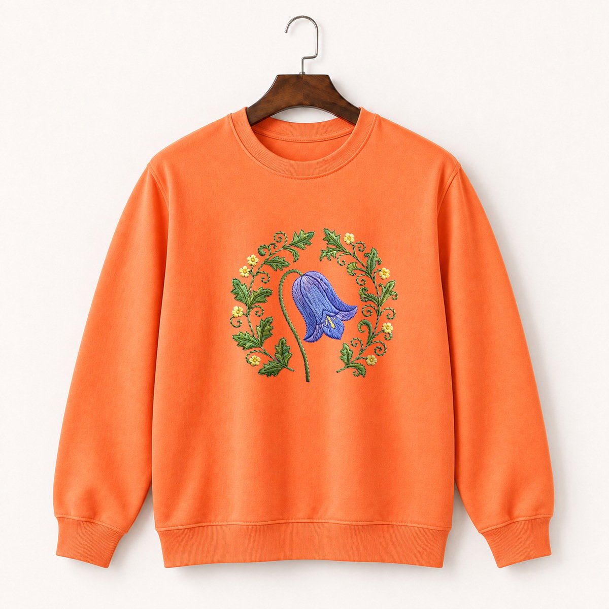 Harebell Flower Crewneck Sweatshirt 3
