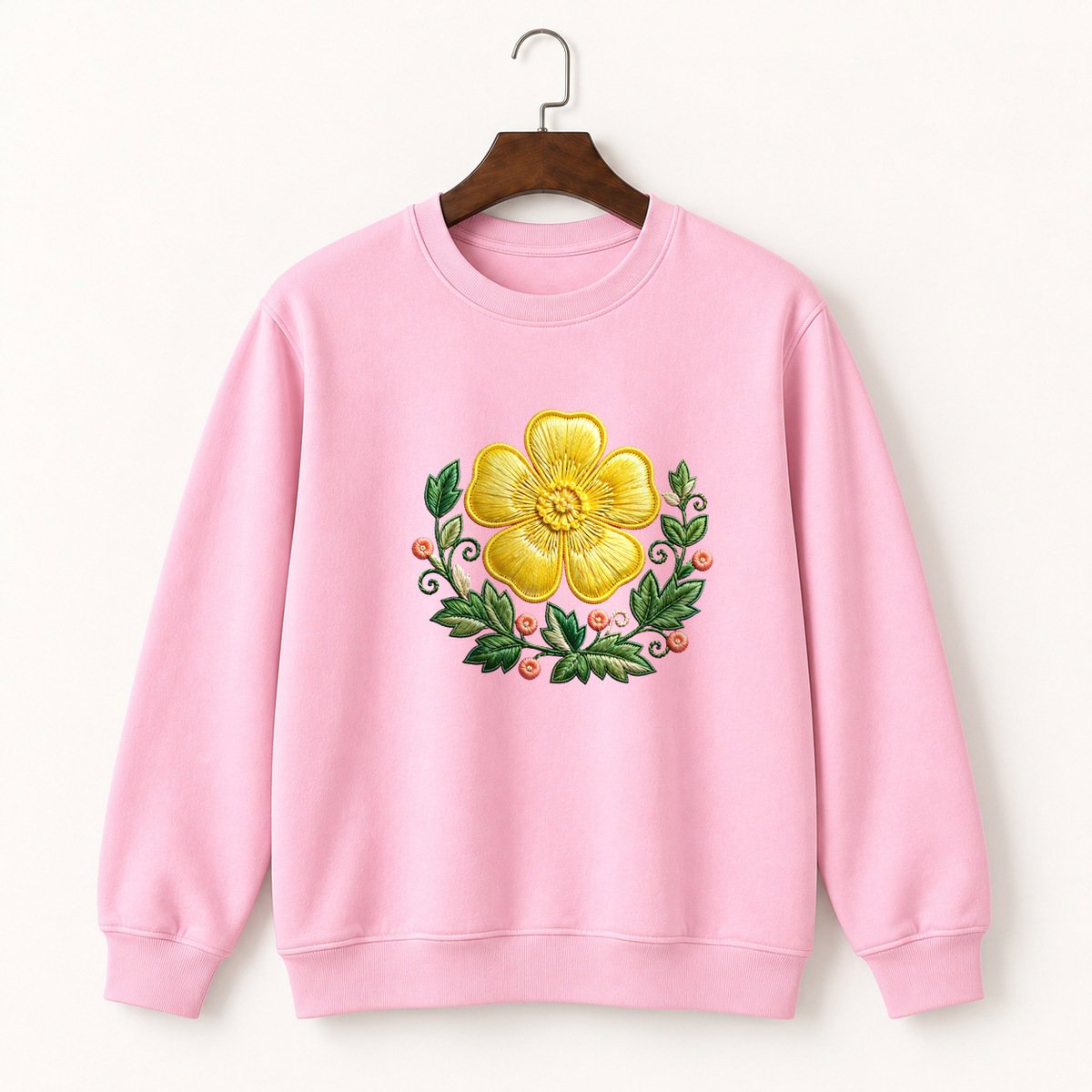 Buttercup Flower Crewneck Sweatshirt 4