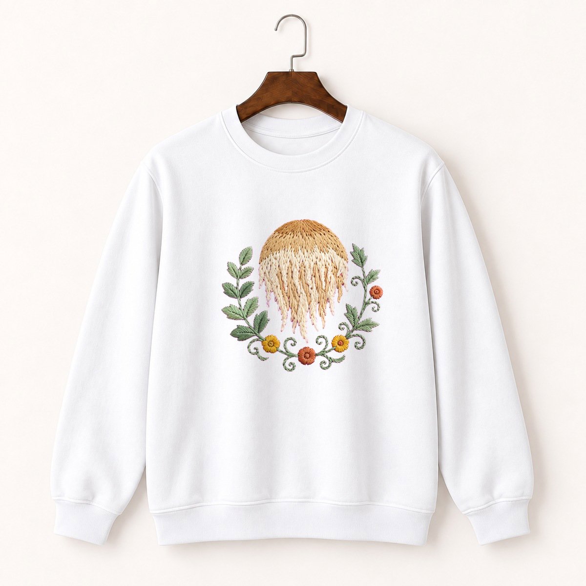 Lion's Mane Mushroom Crewneck Sweatshirt 5