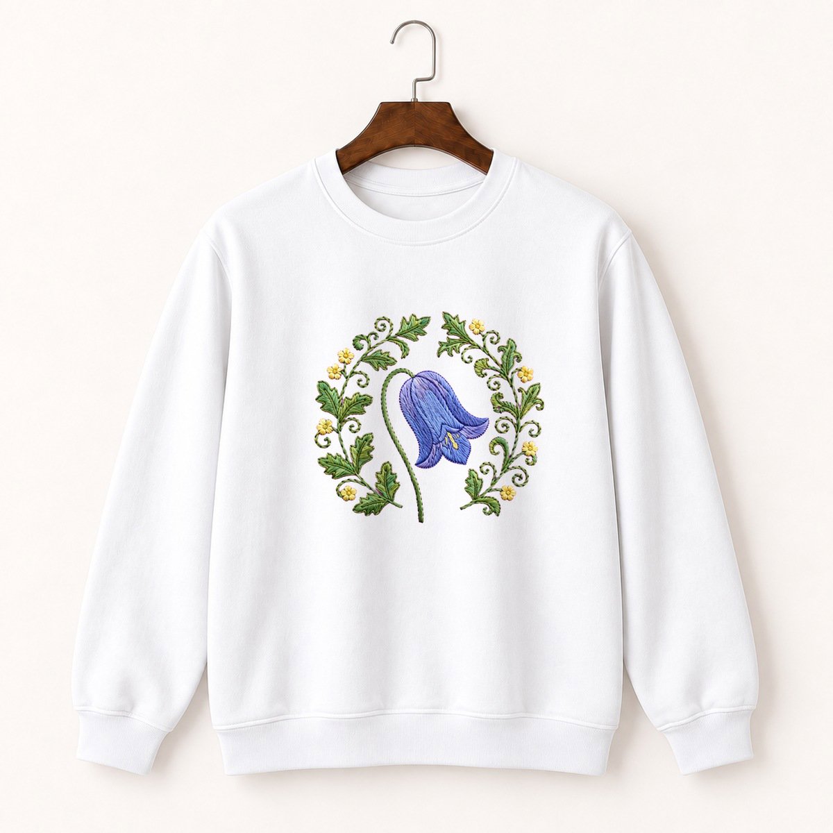 Harebell Flower Crewneck Sweatshirt 5