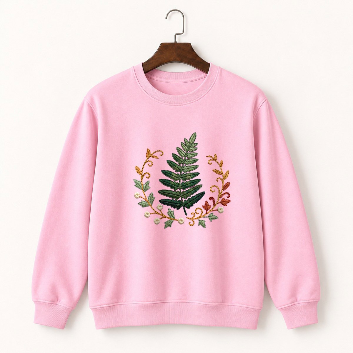 Fern Frond Crewneck Sweatshirt 4