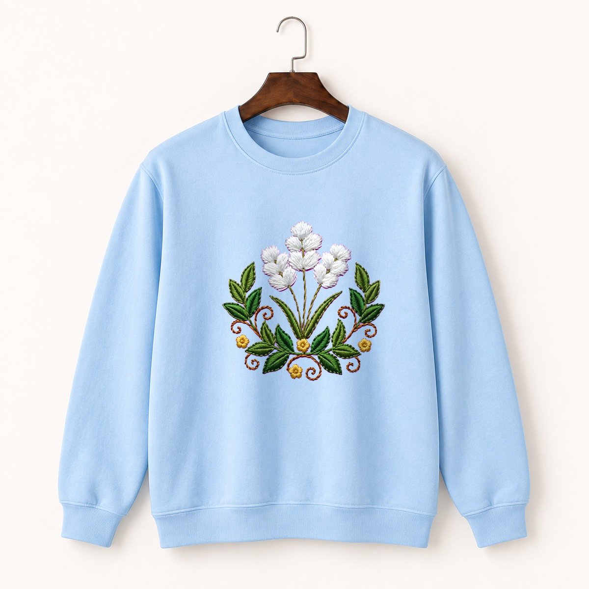 Cotton Grass Crewneck Sweatshirt 1