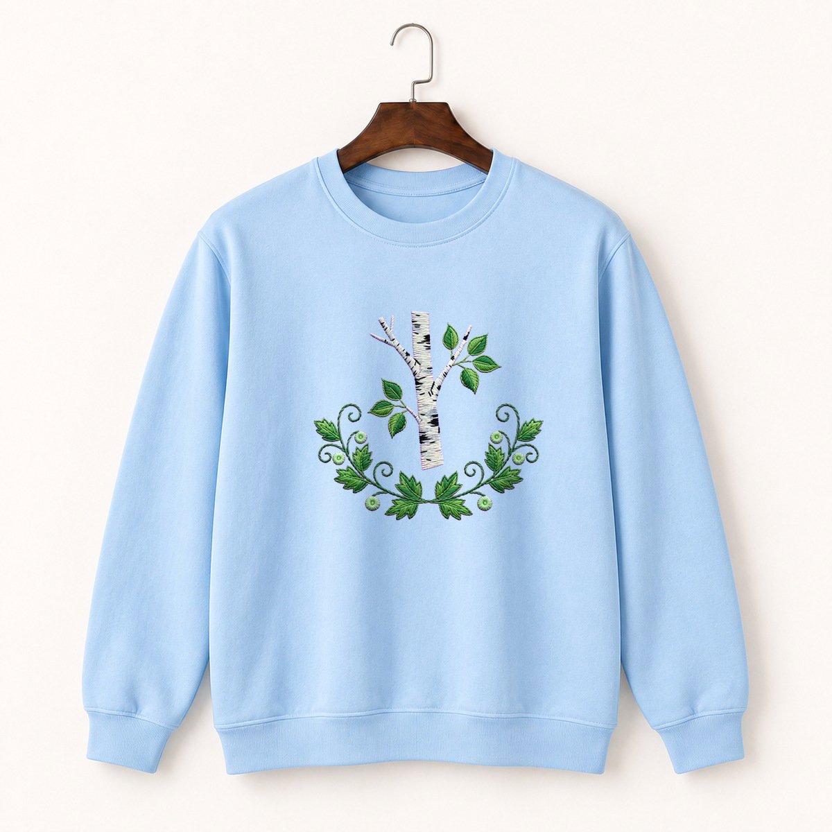 Birch Branch Crewneck Sweatshirt 1