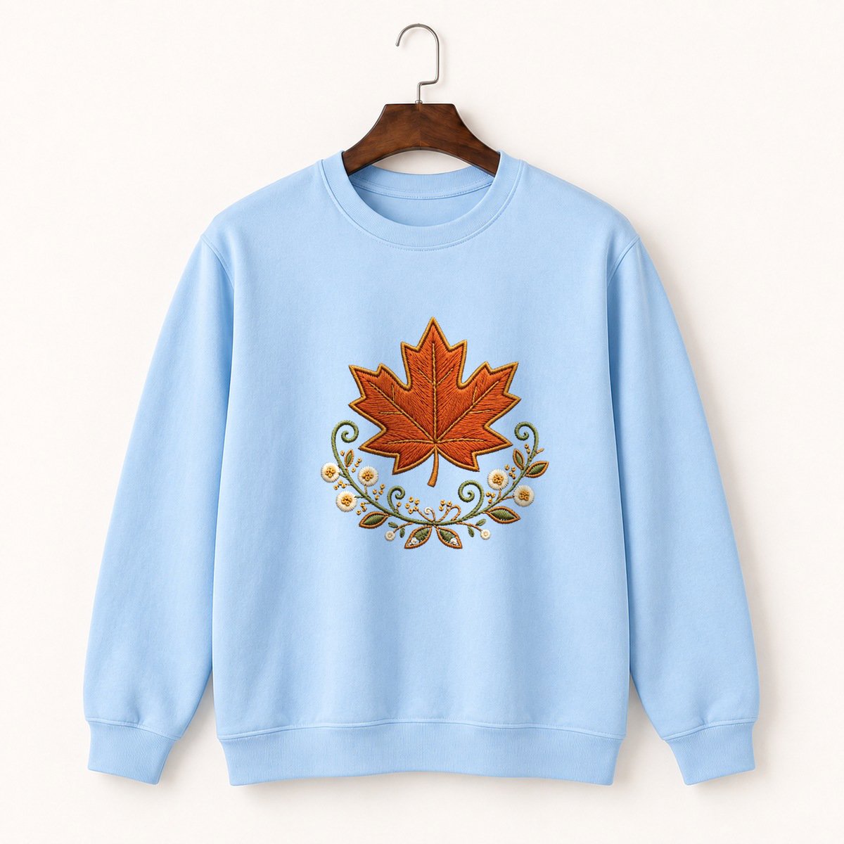 Maple Leaf Crewneck Sweatshirt 1