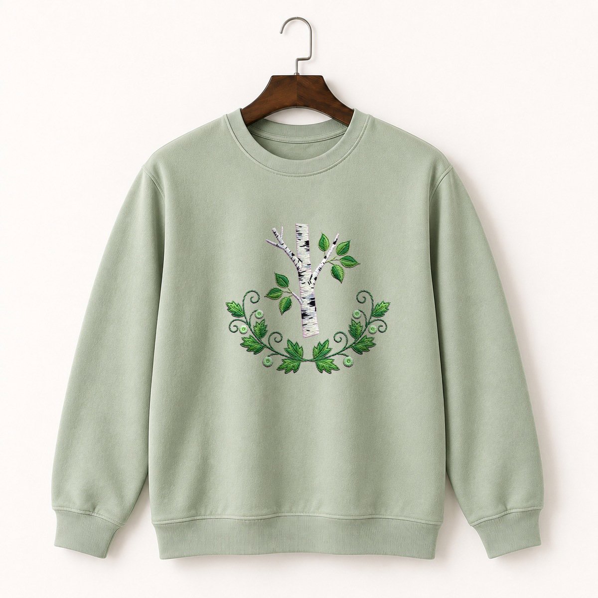 Birch Branch Crewneck Sweatshirt 2