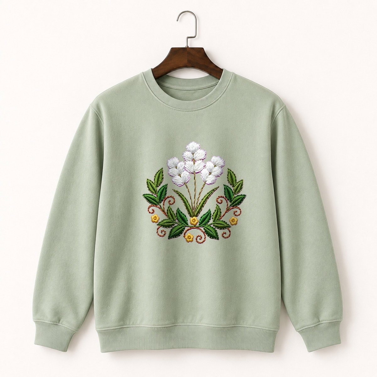 Cotton Grass Crewneck Sweatshirt 2