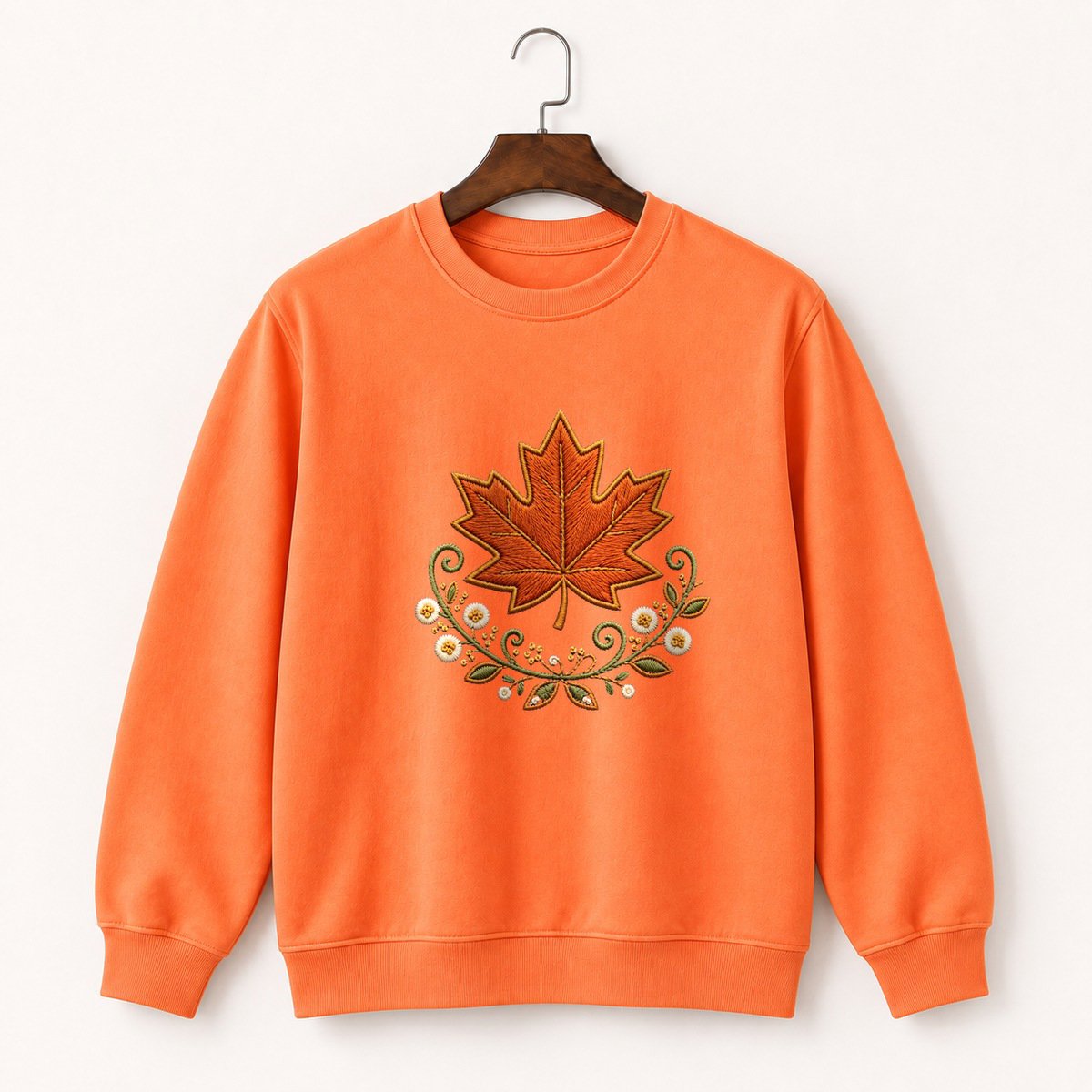 Maple Leaf Crewneck Sweatshirt 3