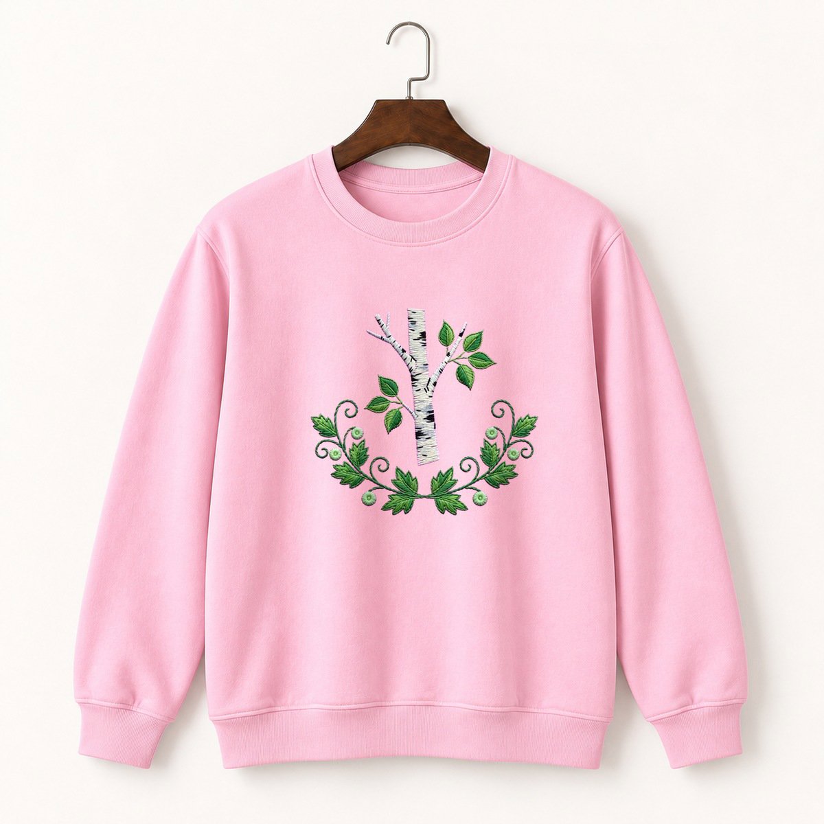 Birch Branch Crewneck Sweatshirt 4