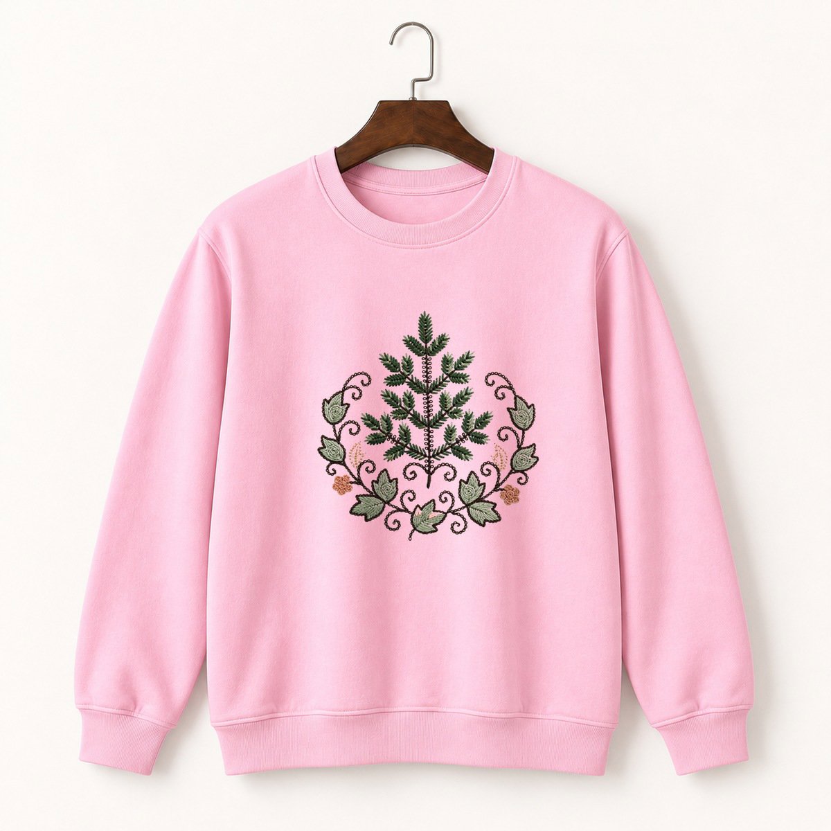 Spruce Branch Crewneck Sweatshirt 4