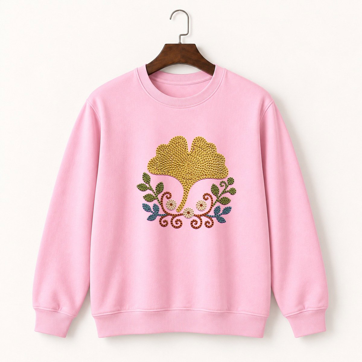 Ginkgo Leaf Crewneck Sweatshirt 4