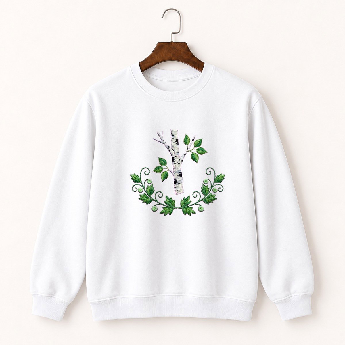 Birch Branch Crewneck Sweatshirt 5