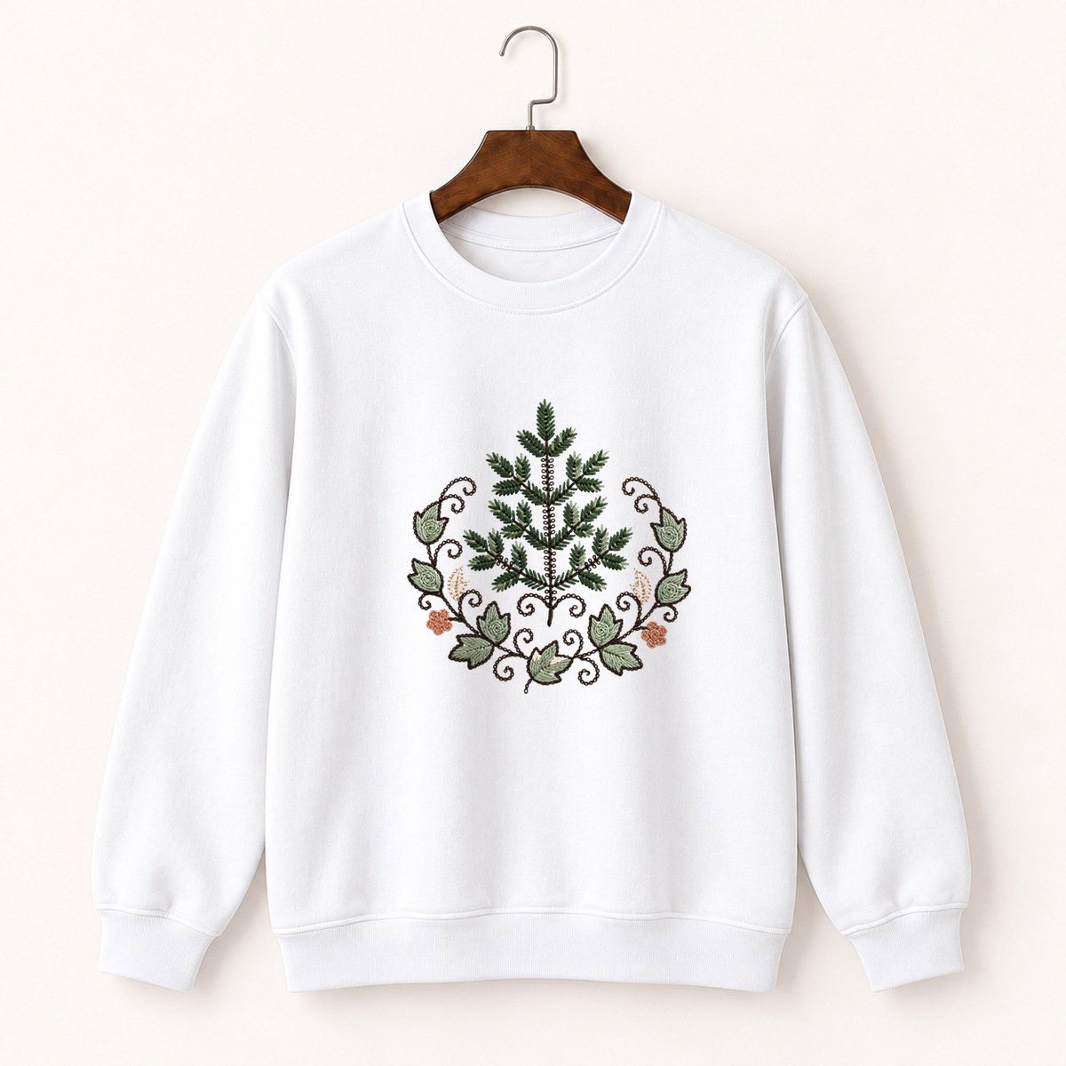 Spruce Branch Crewneck Sweatshirt 5
