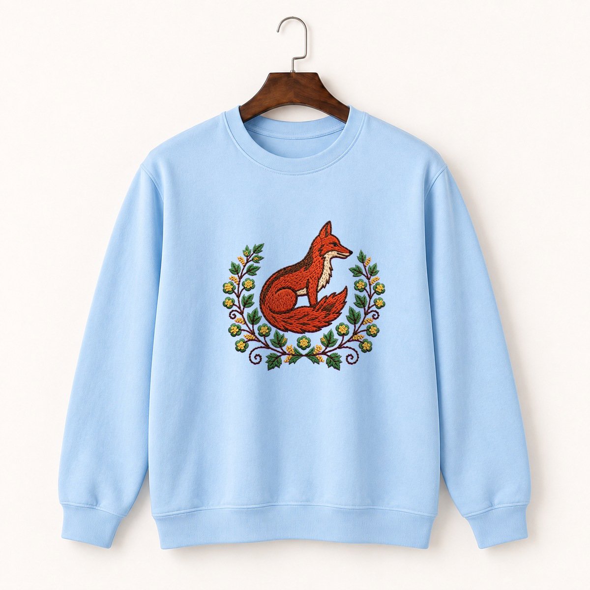 Red Fox Crewneck Sweatshirt 1