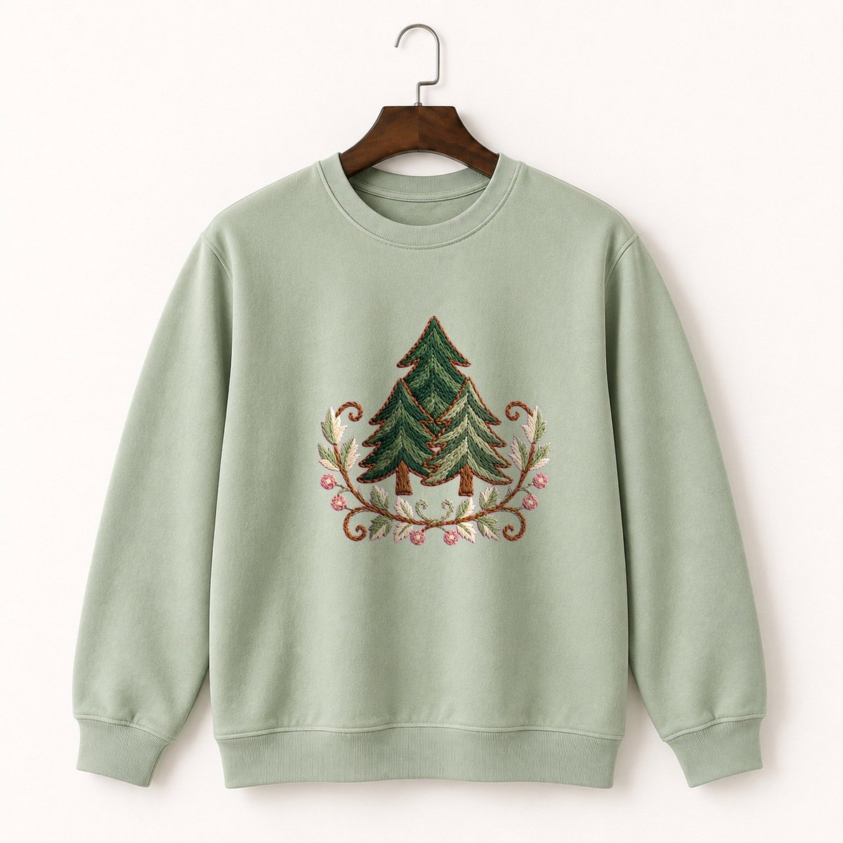 Pine Forest Crewneck Sweatshirt 2