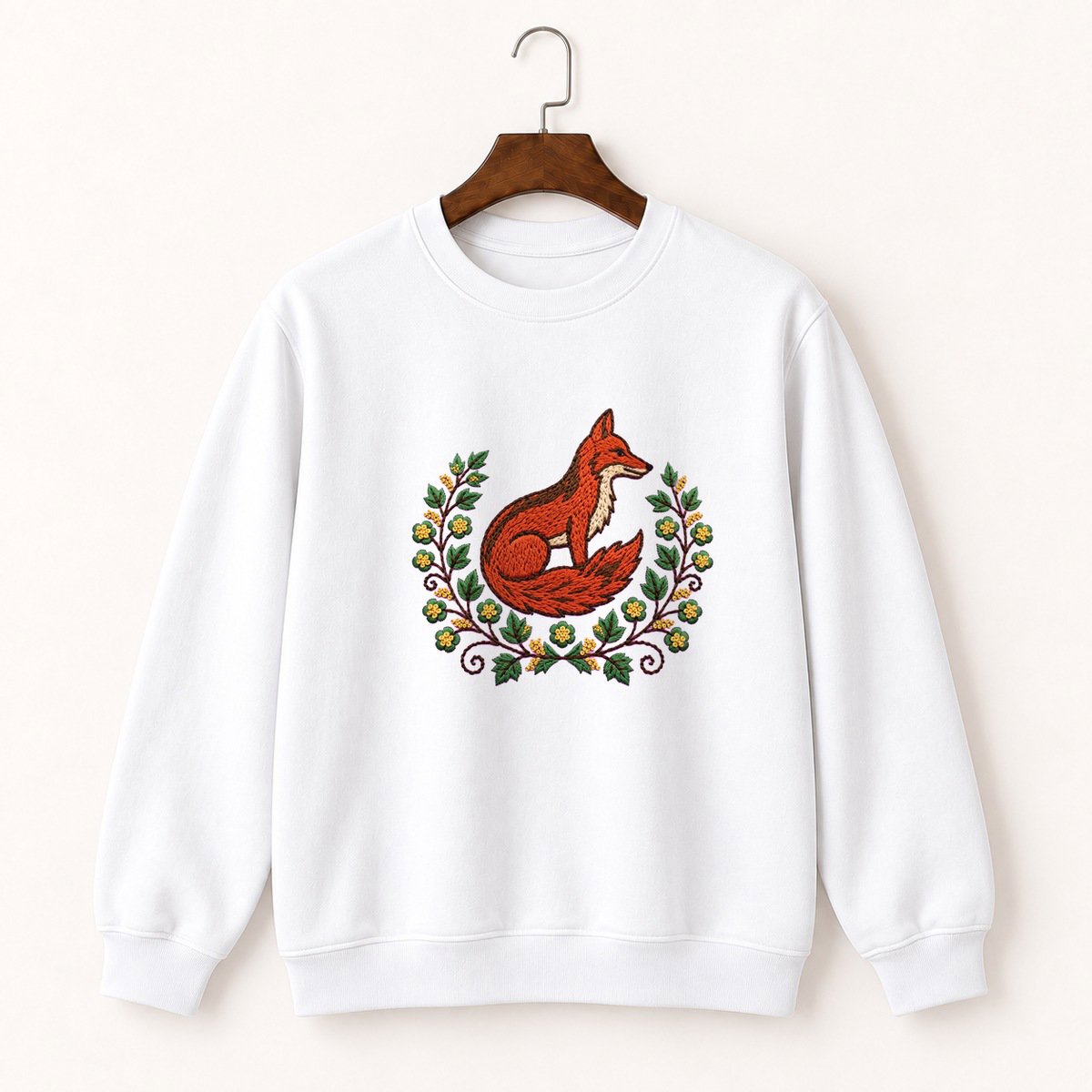 Red Fox Crewneck Sweatshirt 5