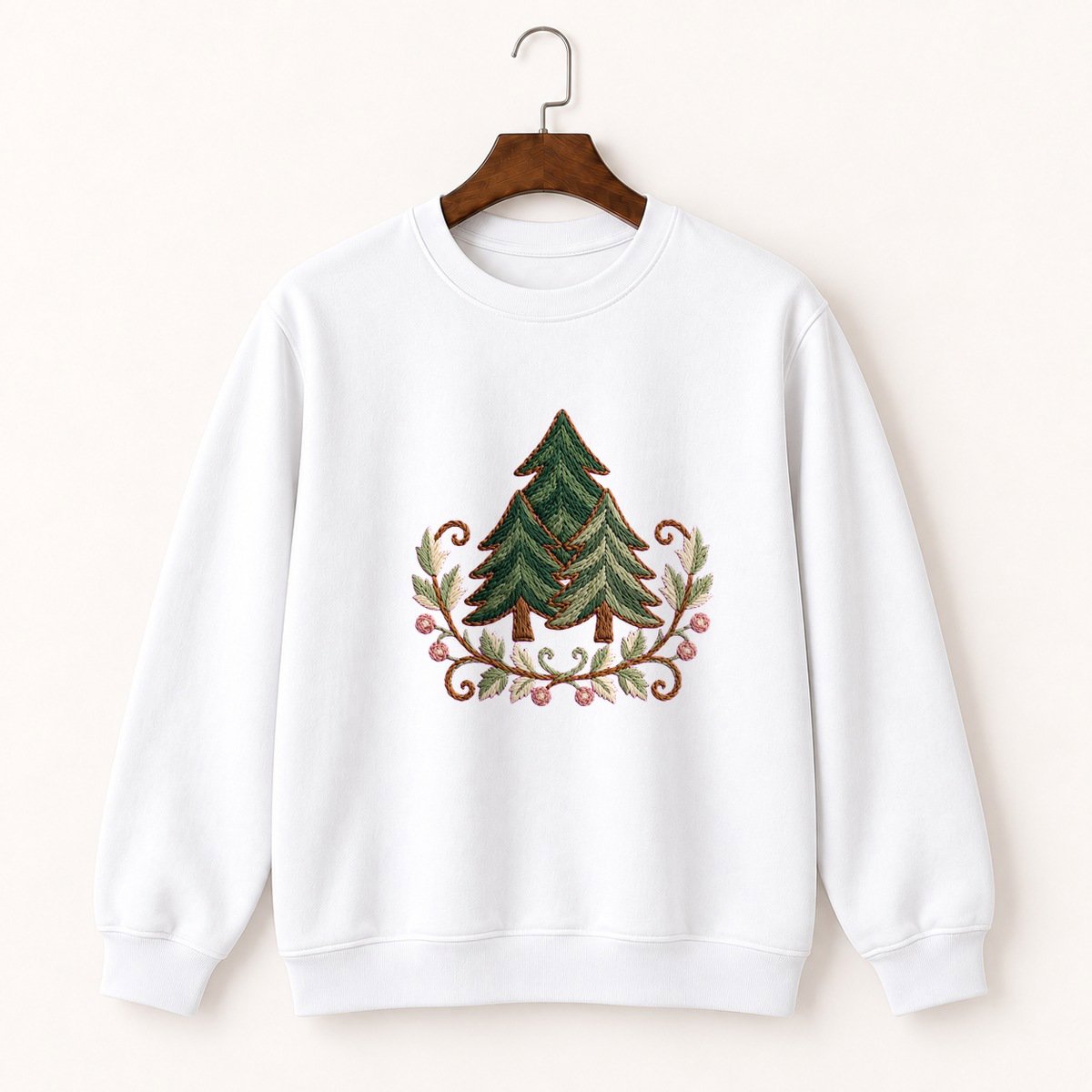 Pine Forest Crewneck Sweatshirt 5