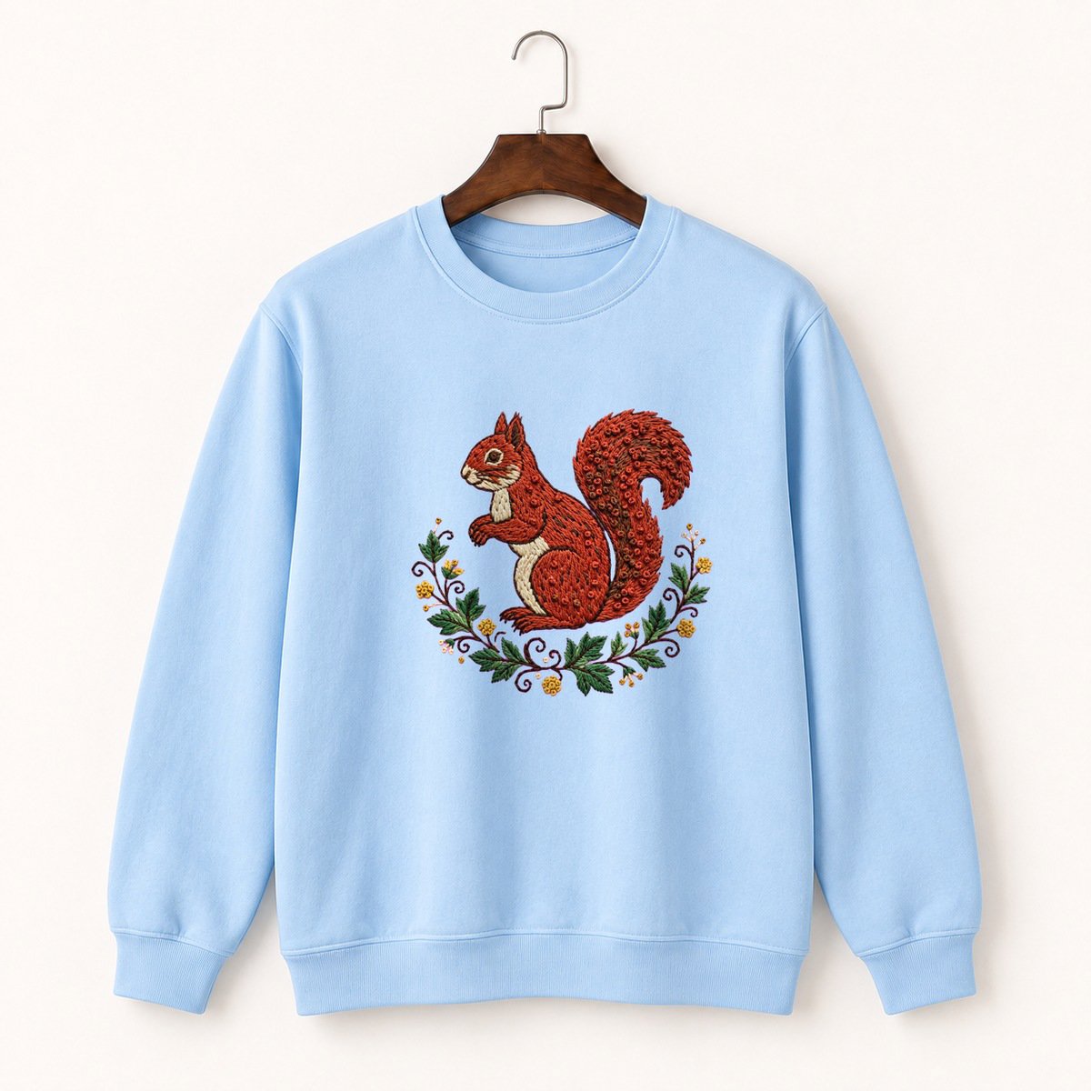 Red Squirrel Crewneck Sweatshirt 1