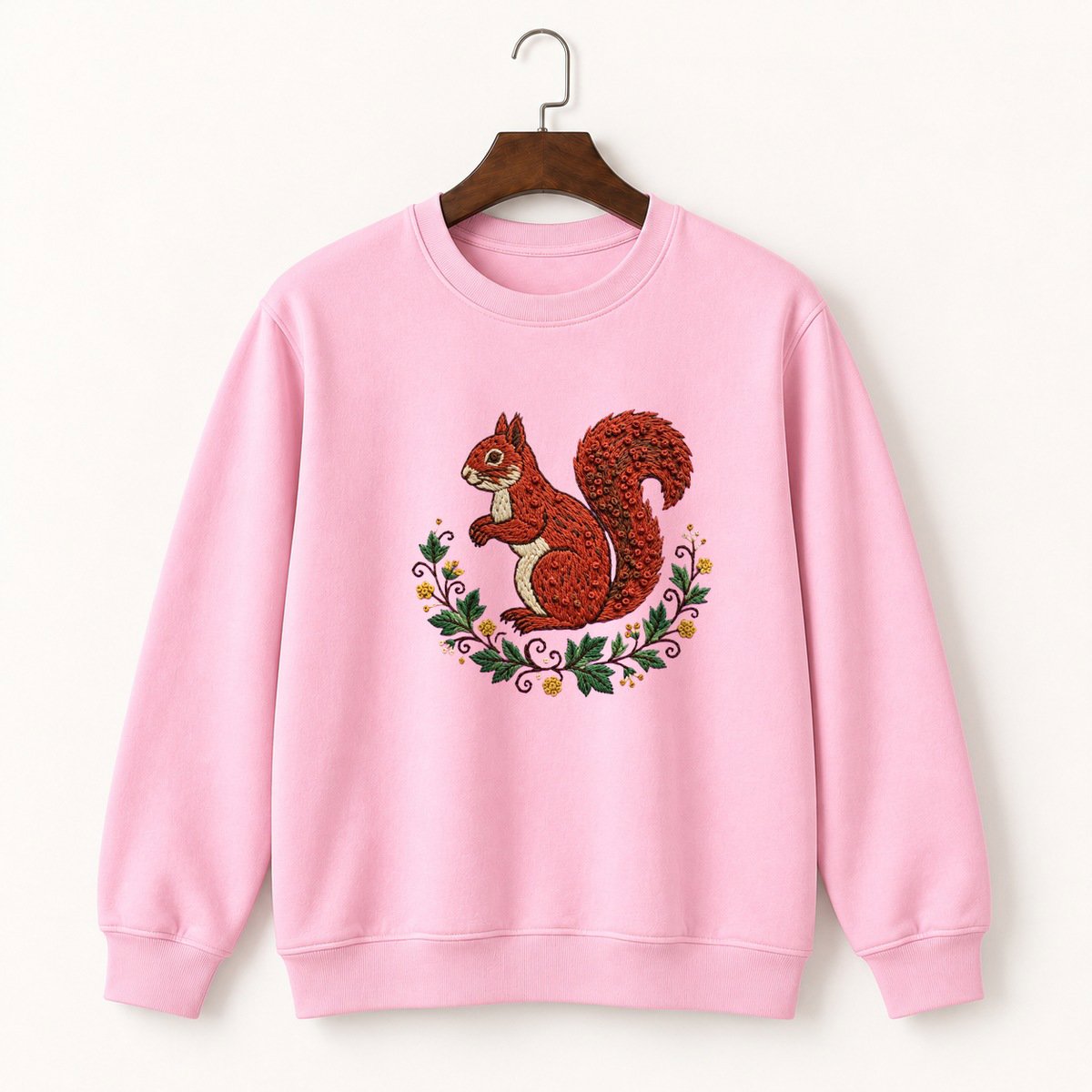 Red Squirrel Crewneck Sweatshirt 4