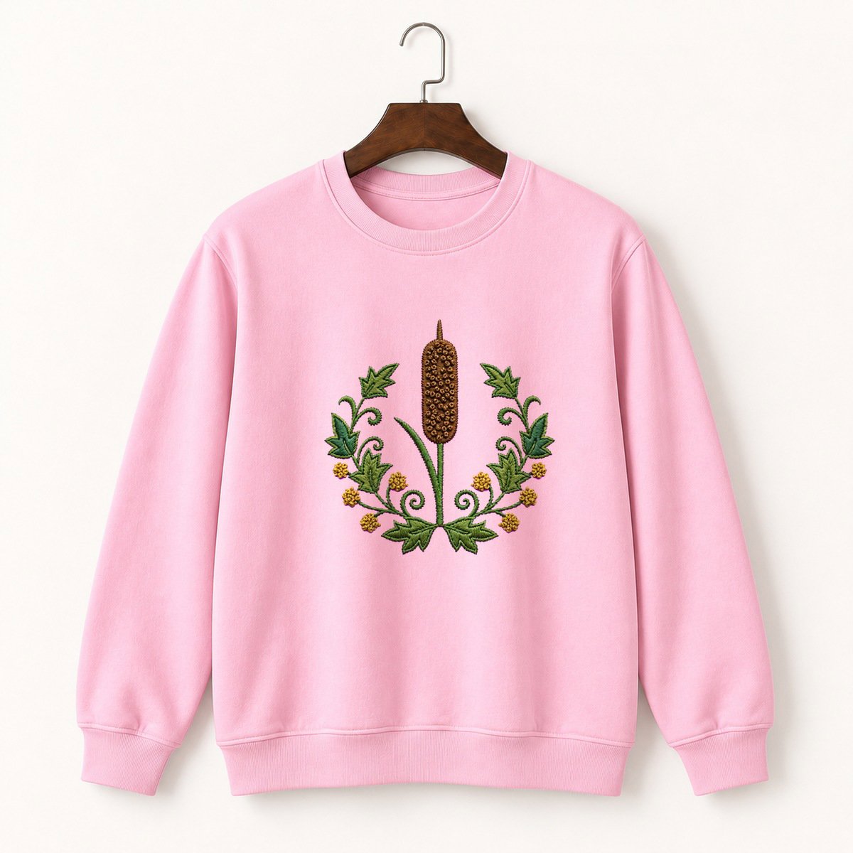 Cattail Plant Crewneck Sweatshirt 4