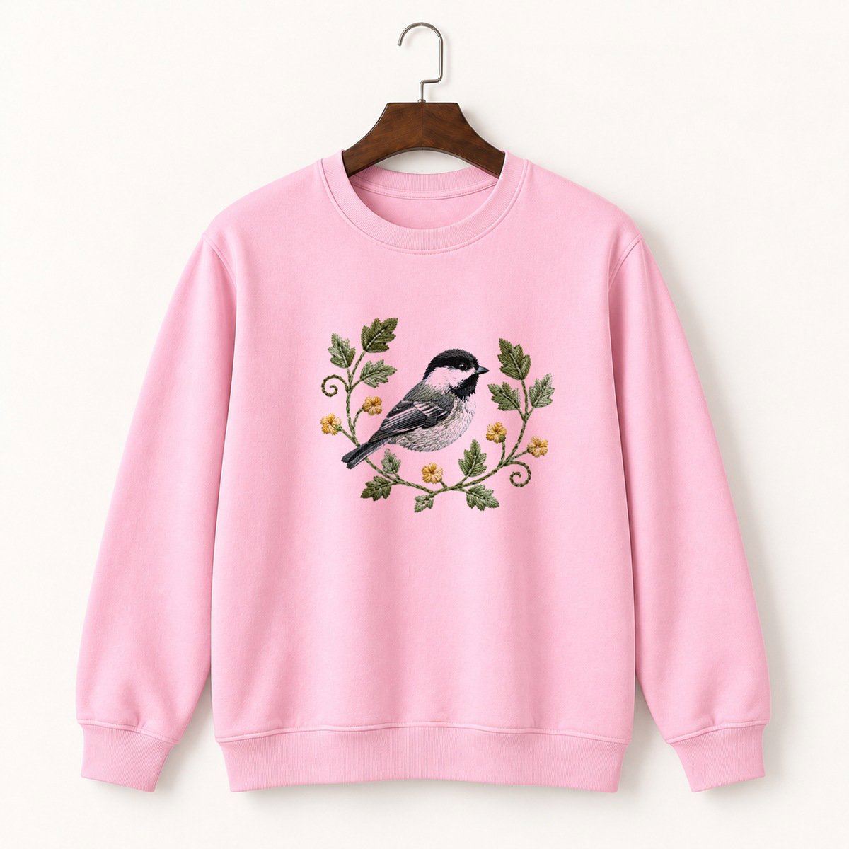 Black-Capped Chickadee Crewneck Sweatshirt 4