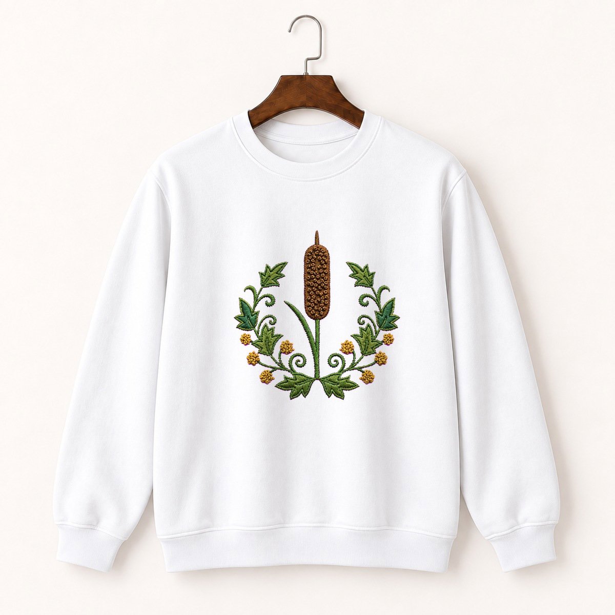 Cattail Plant Crewneck Sweatshirt 5