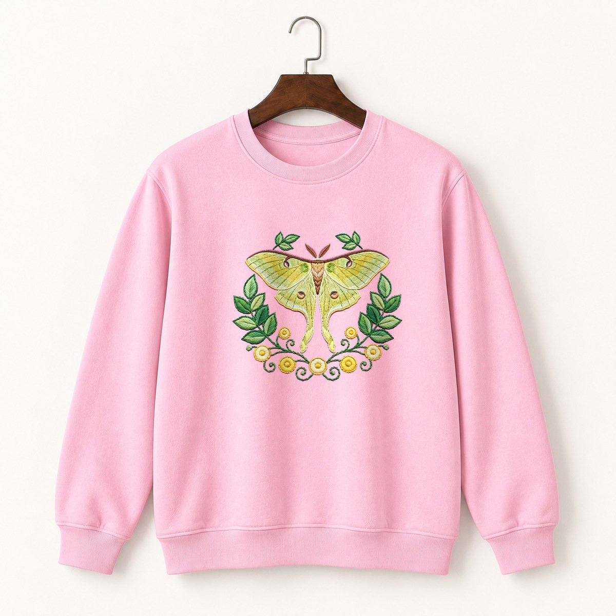 Luna Moth Crewneck Sweatshirt 4