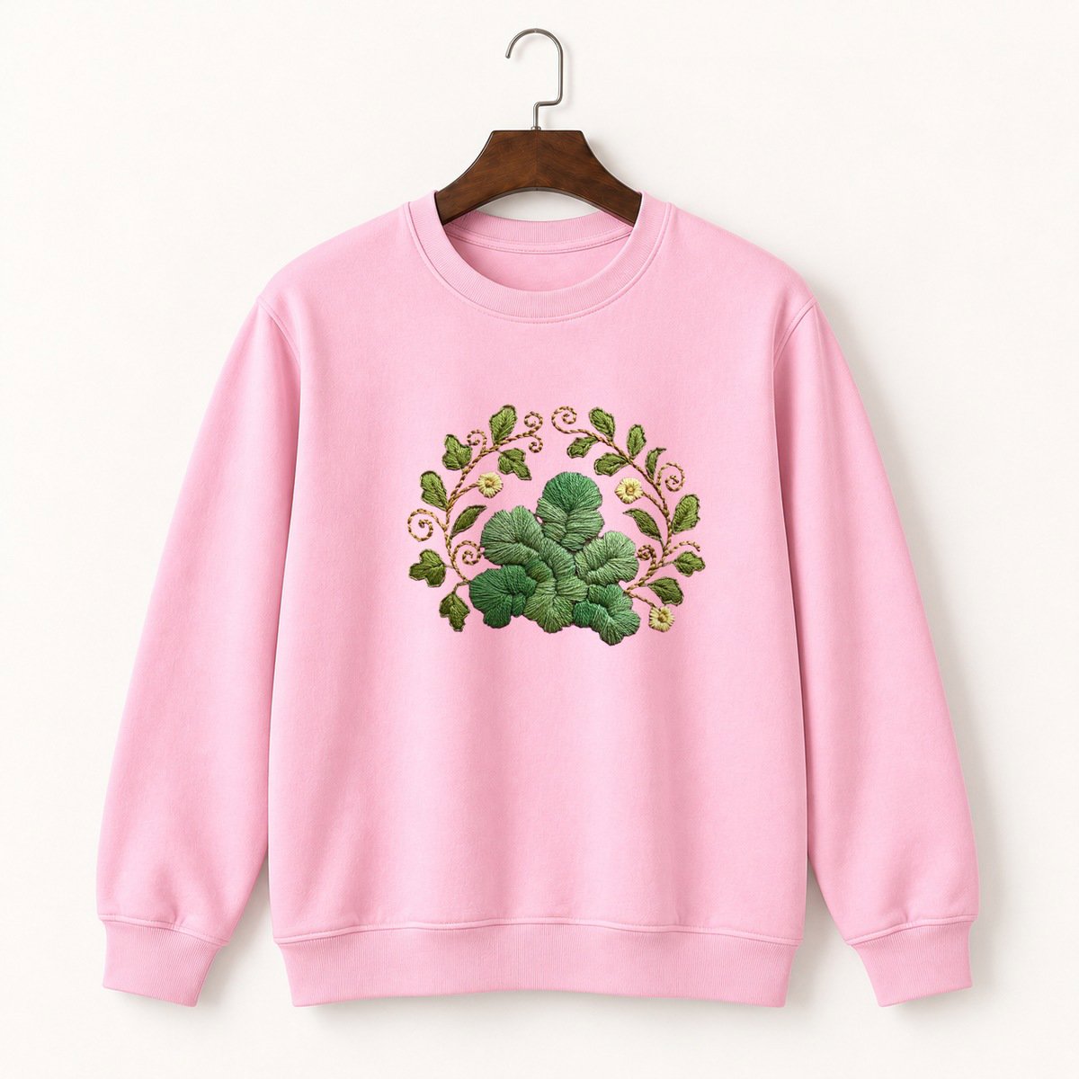 Woodland Moss Crewneck Sweatshirt 4