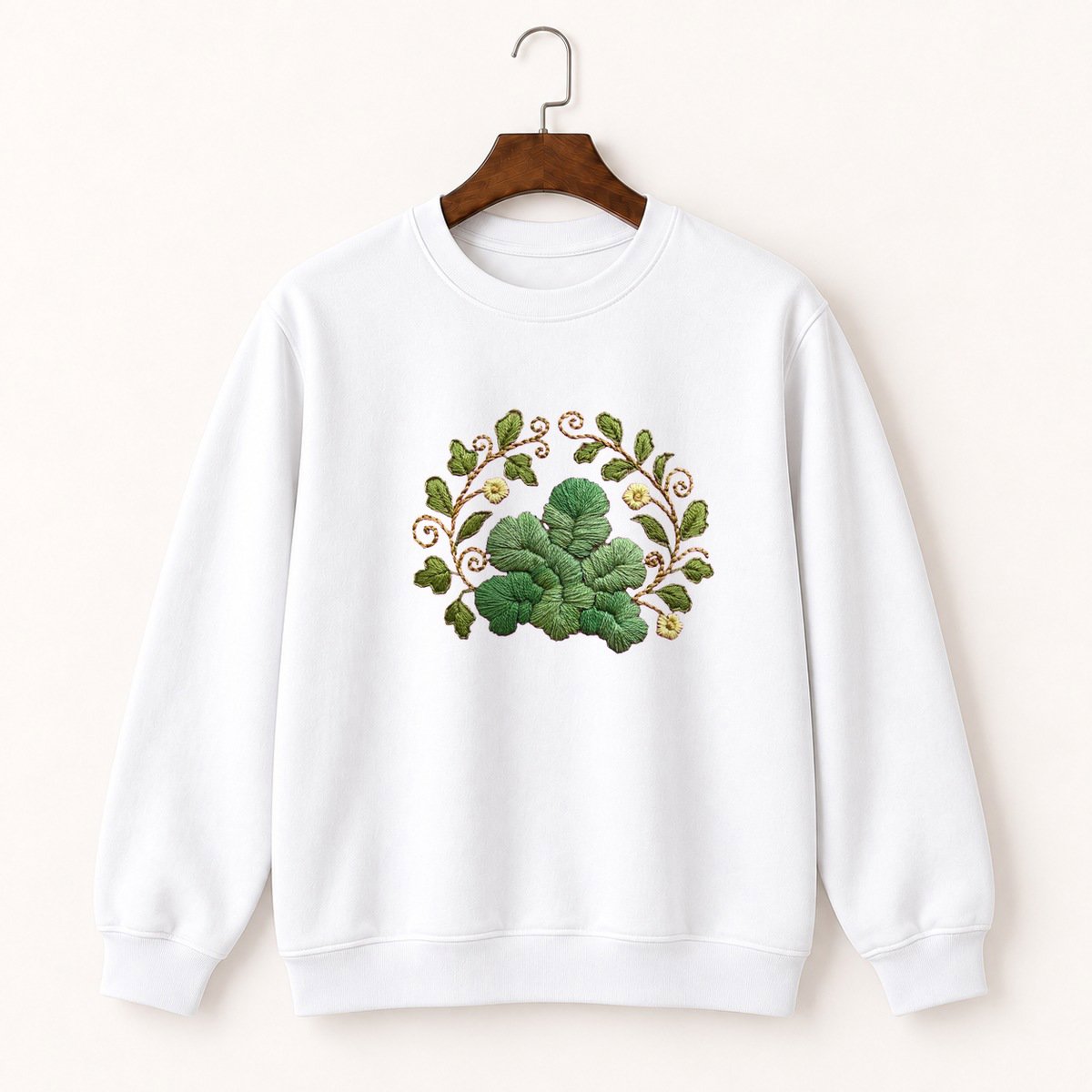 Woodland Moss Crewneck Sweatshirt 5