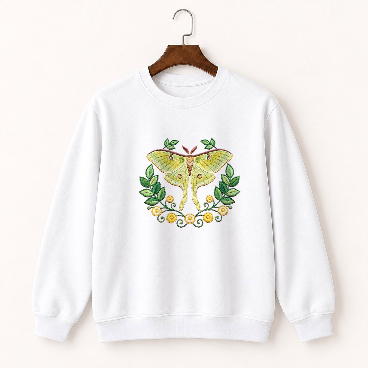 Luna Moth Crewneck Sweatshirt 5