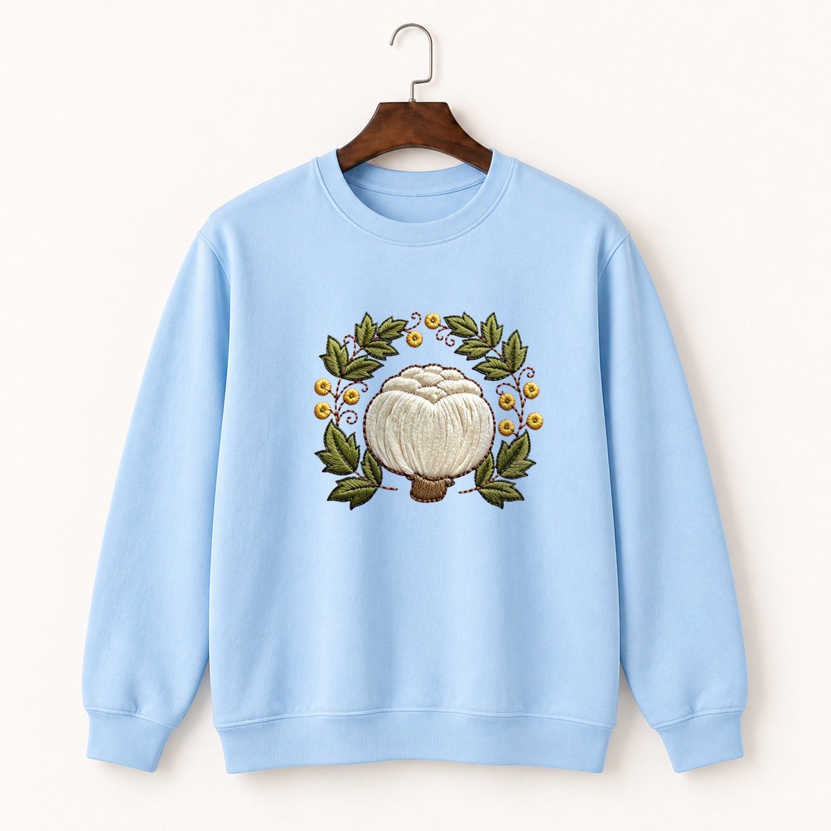 Puffball Mushroom Crewneck Sweatshirt 1