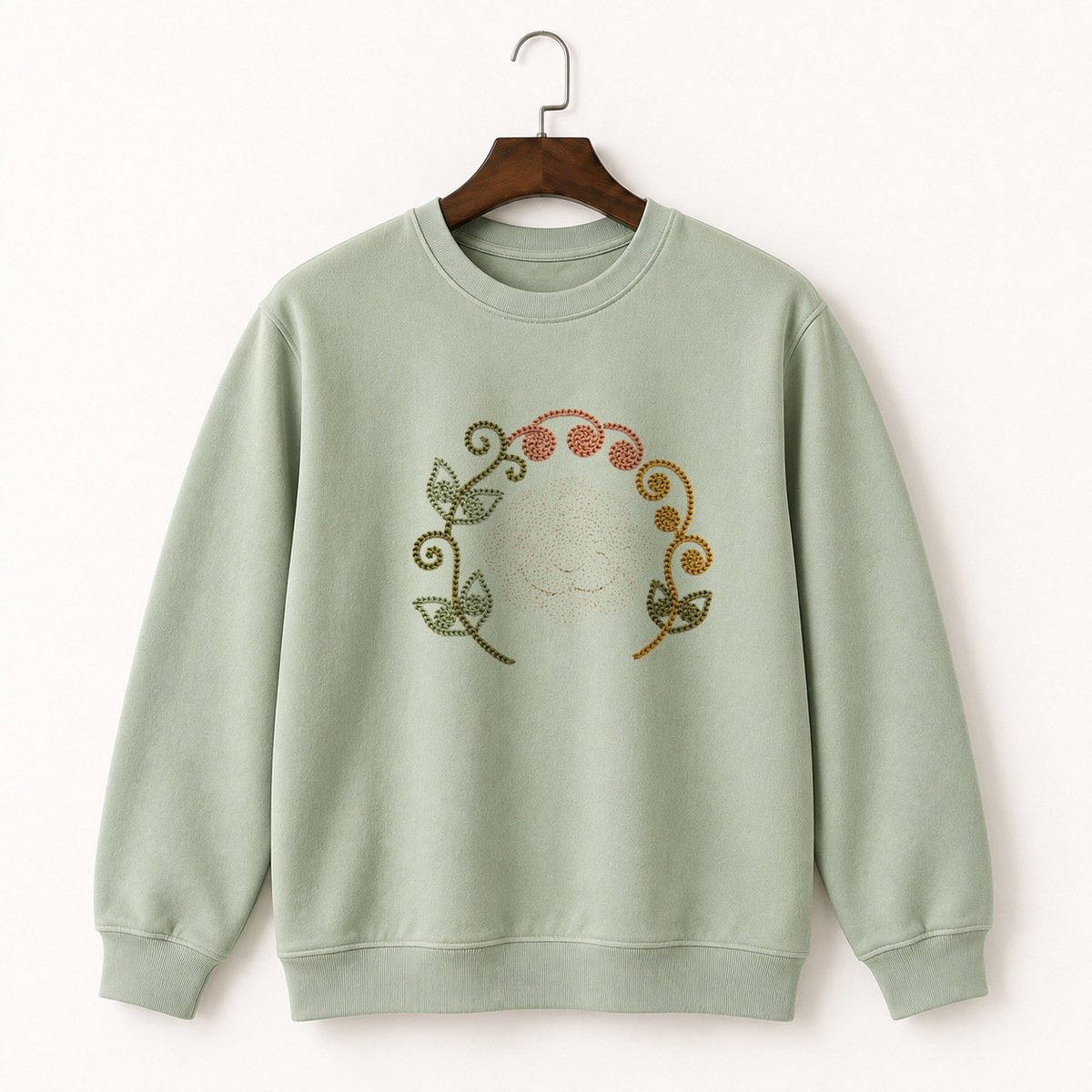 Yarrow Flower Crewneck Sweatshirt 2