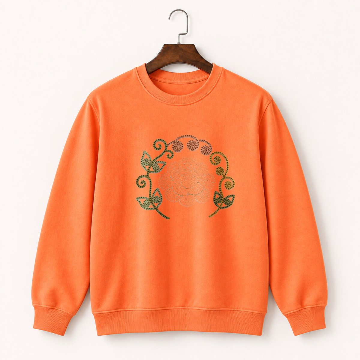 Yarrow Flower Crewneck Sweatshirt 3