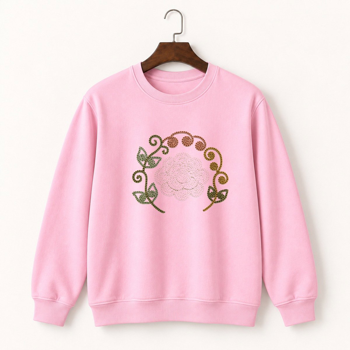 Yarrow Flower Crewneck Sweatshirt 4