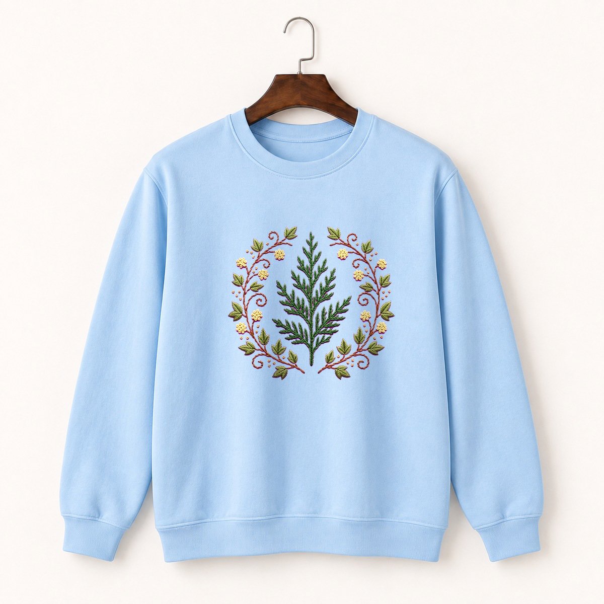 Cedar Sprig Crewneck Sweatshirt 1
