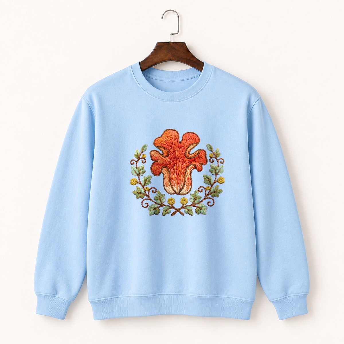 Lobster Mushroom Crewneck Sweatshirt 1