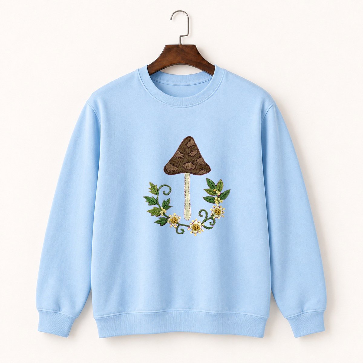 Ink Cap Mushroom Crewneck Sweatshirt 1