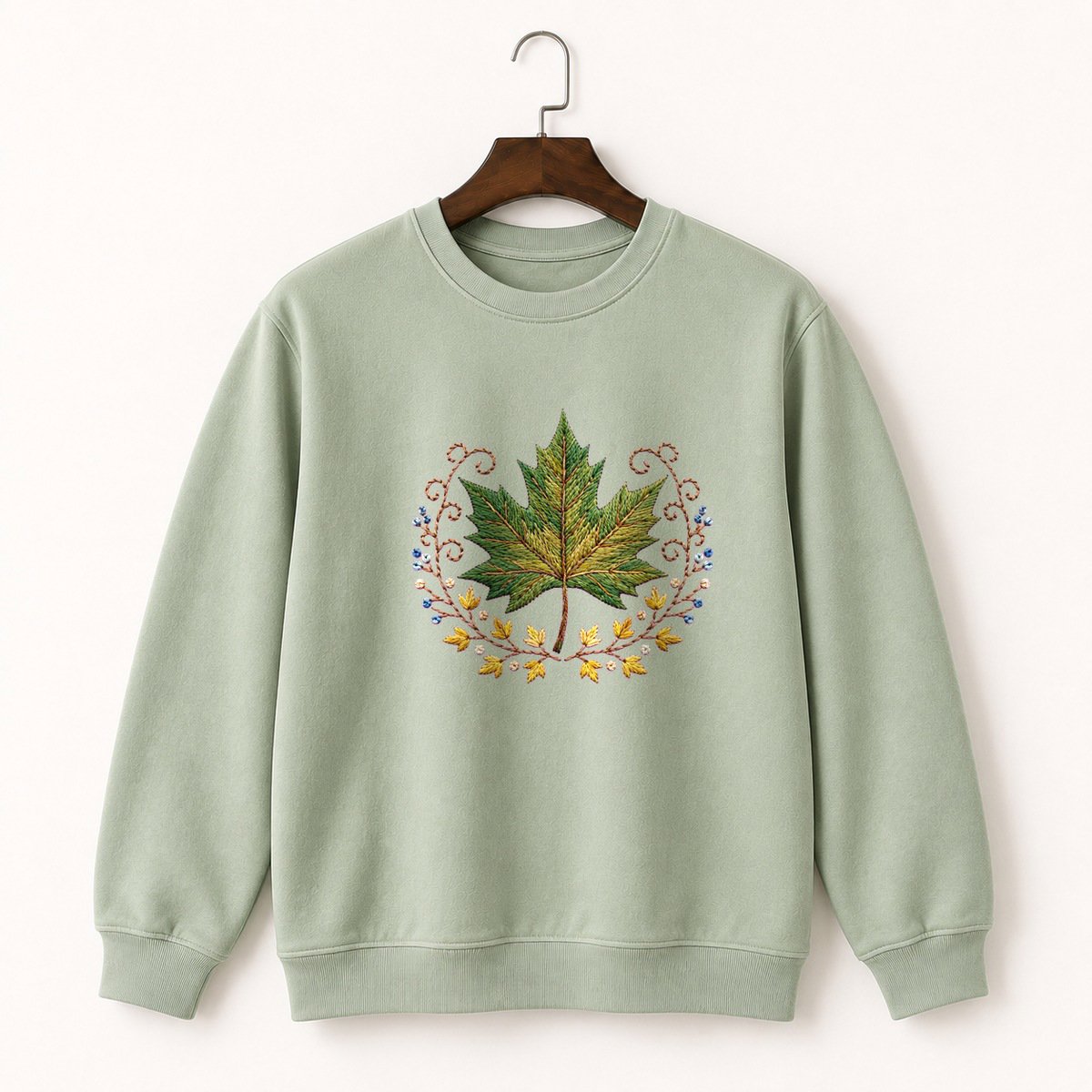 Sycamore Leaf Crewneck Sweatshirt 2