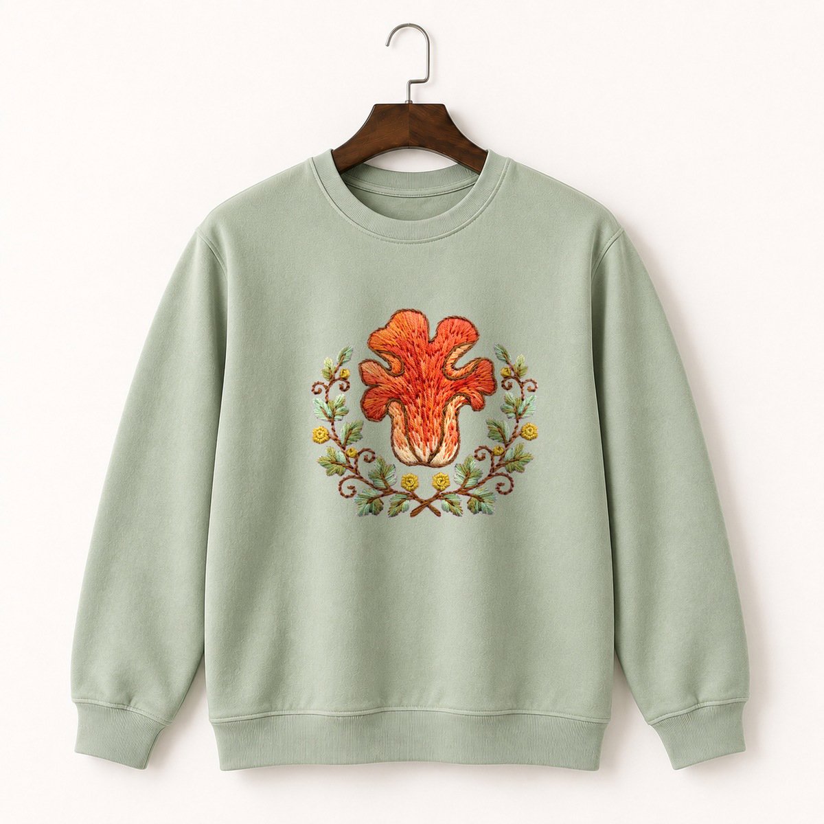 Lobster Mushroom Crewneck Sweatshirt 2