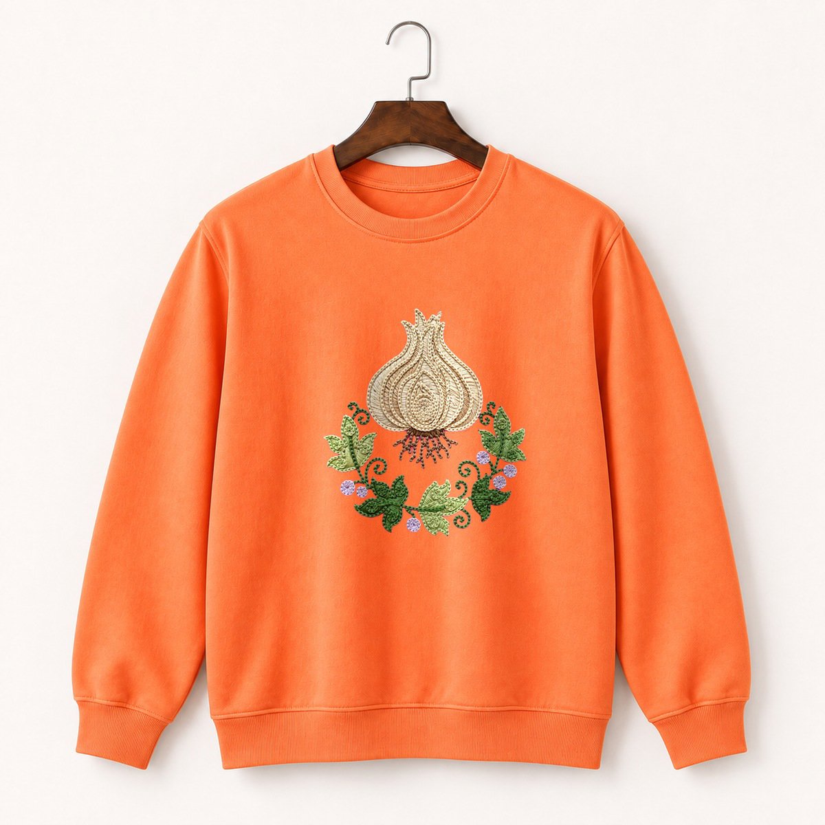 Wild Garlic Bulb Crewneck Sweatshirt 3