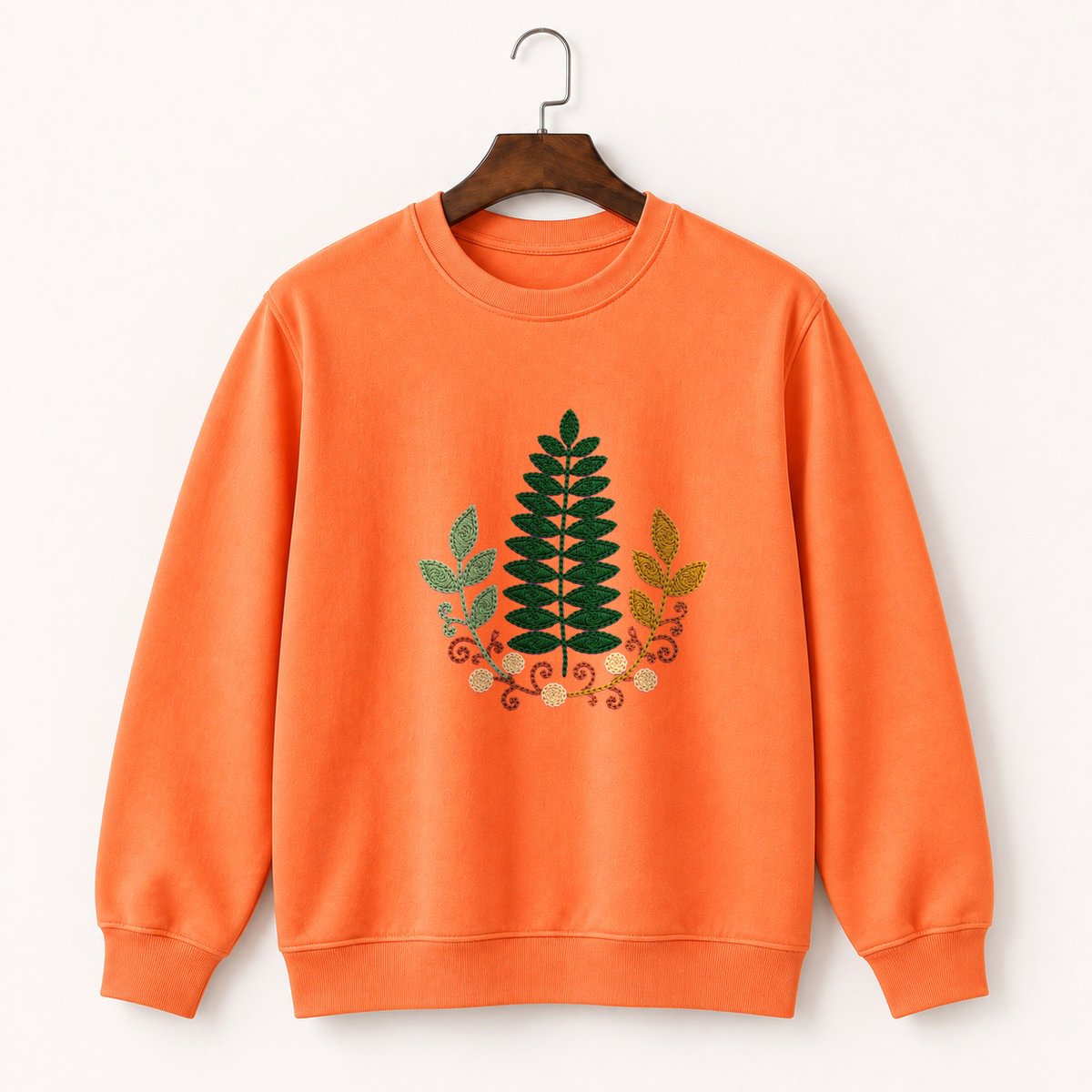 Fern Frond Crewneck Sweatshirt 3