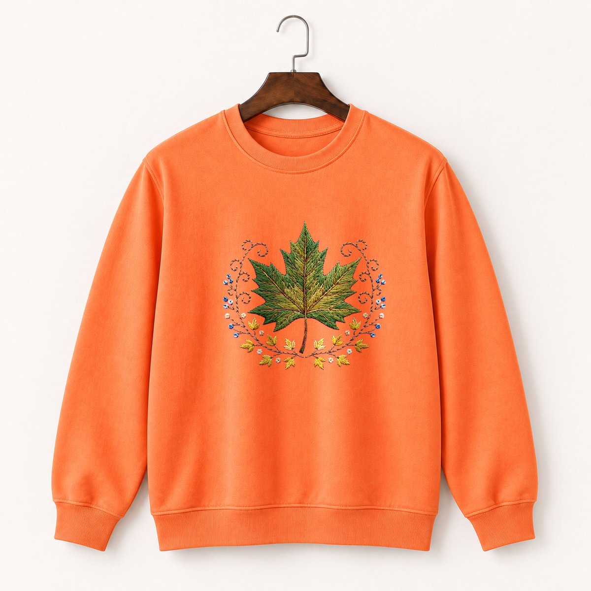 Sycamore Leaf Crewneck Sweatshirt 3