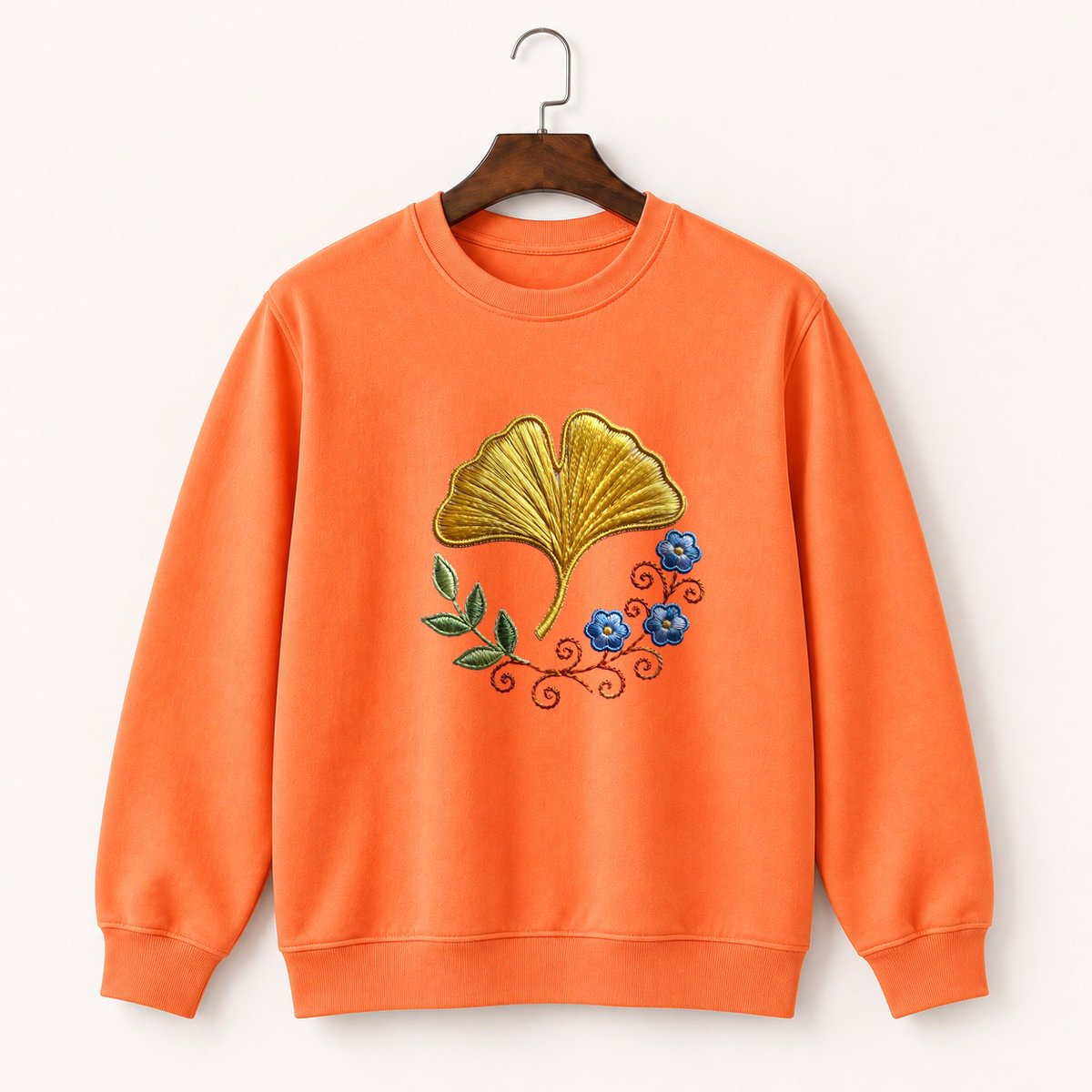 Ginkgo Leaf Crewneck Sweatshirt 3