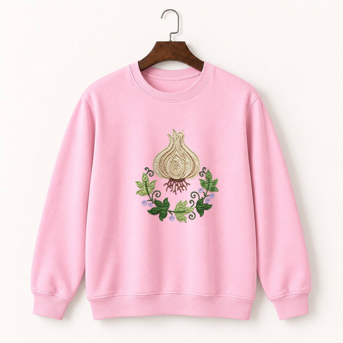Wild Garlic Bulb Crewneck Sweatshirt 4