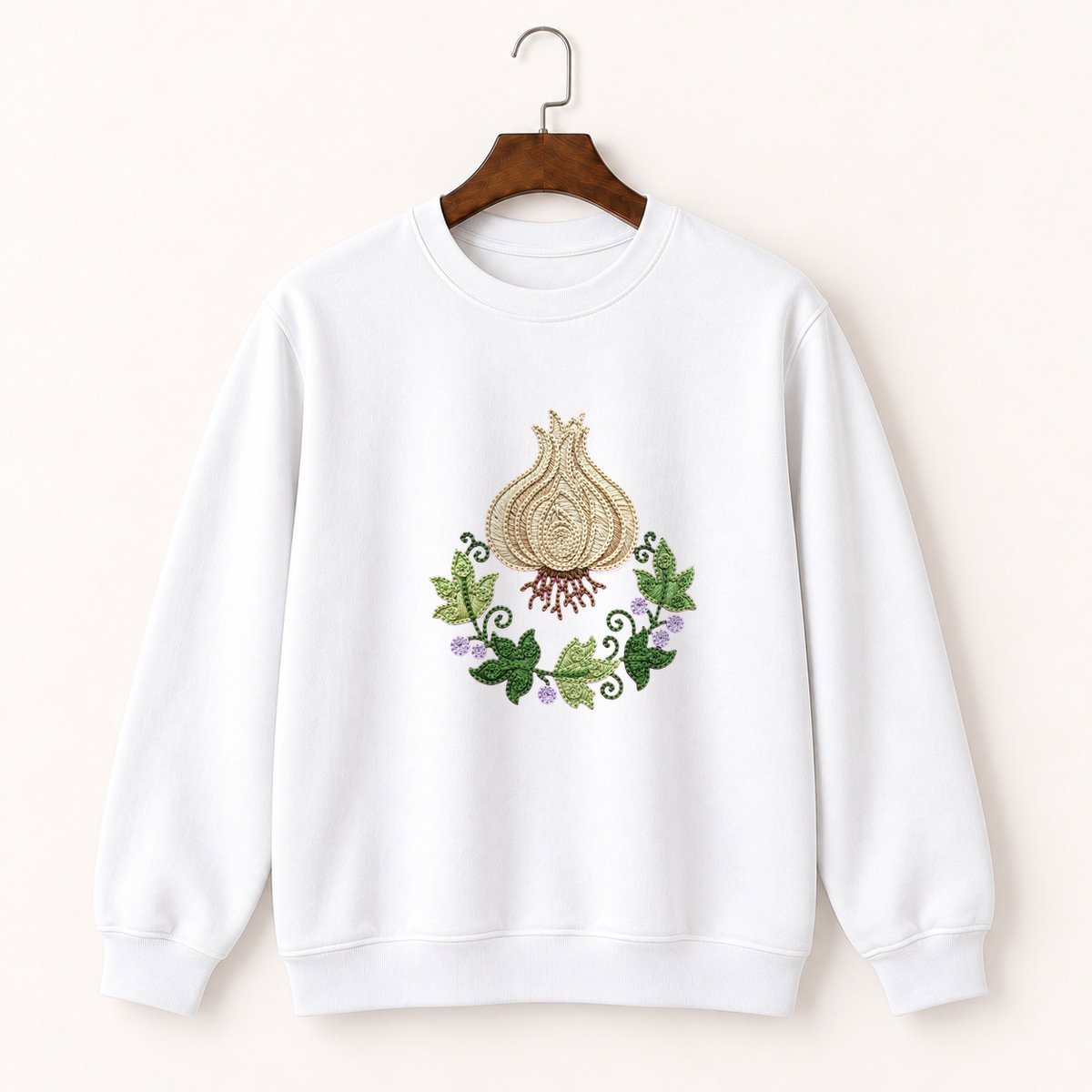 Wild Garlic Bulb Crewneck Sweatshirt 5