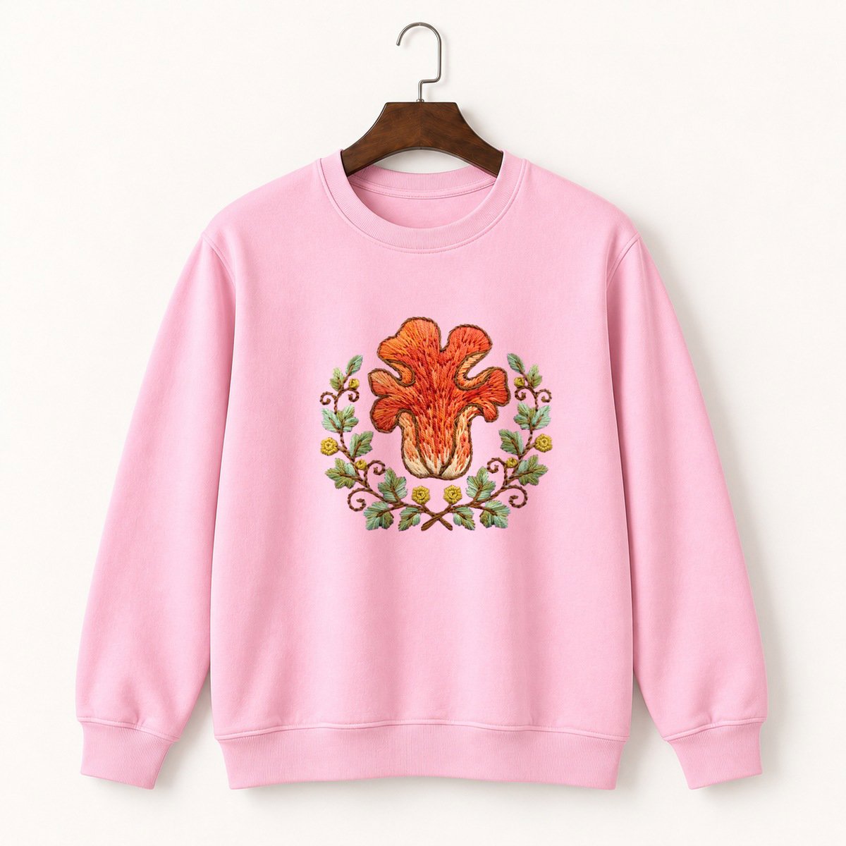 Lobster Mushroom Crewneck Sweatshirt 4