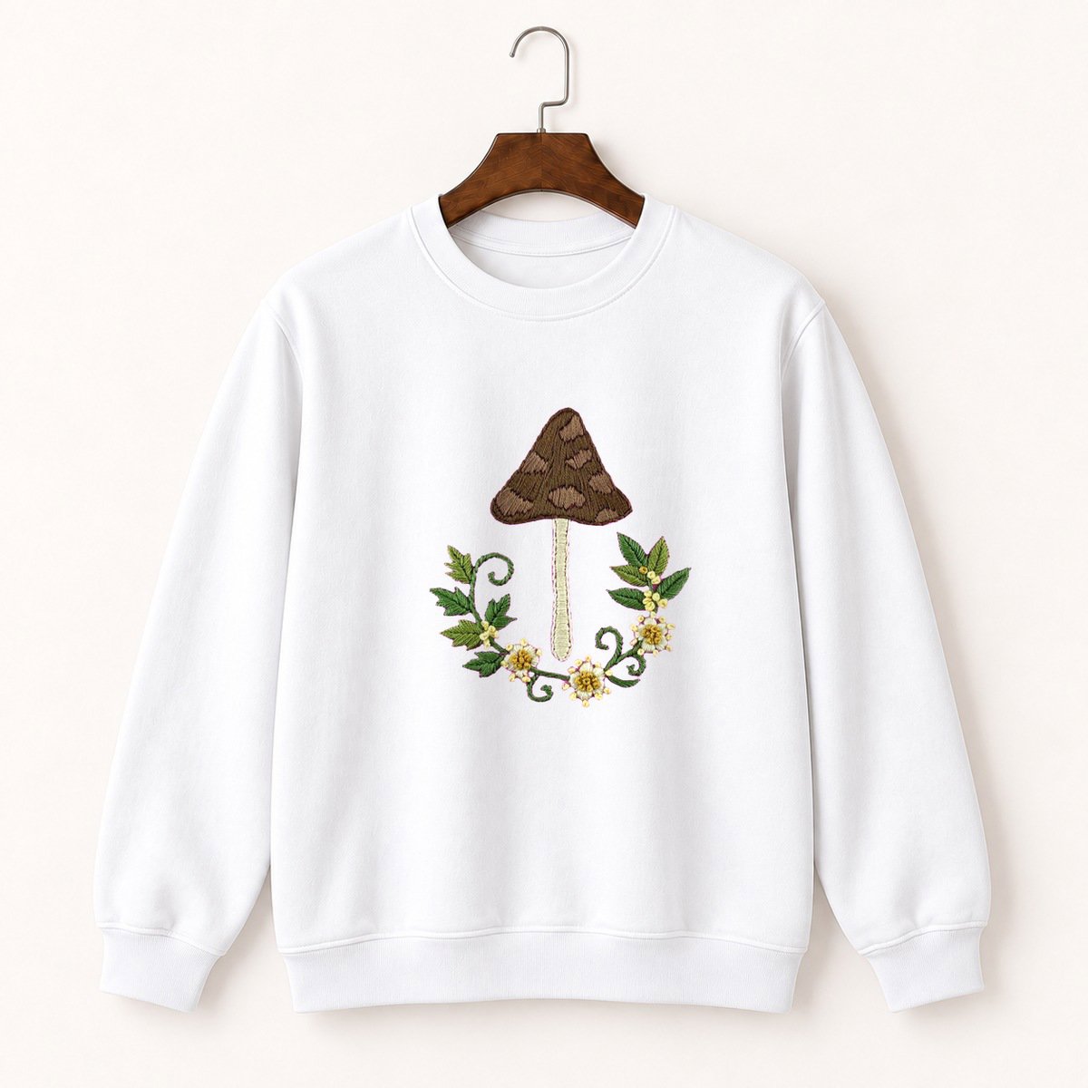 Ink Cap Mushroom Crewneck Sweatshirt 5