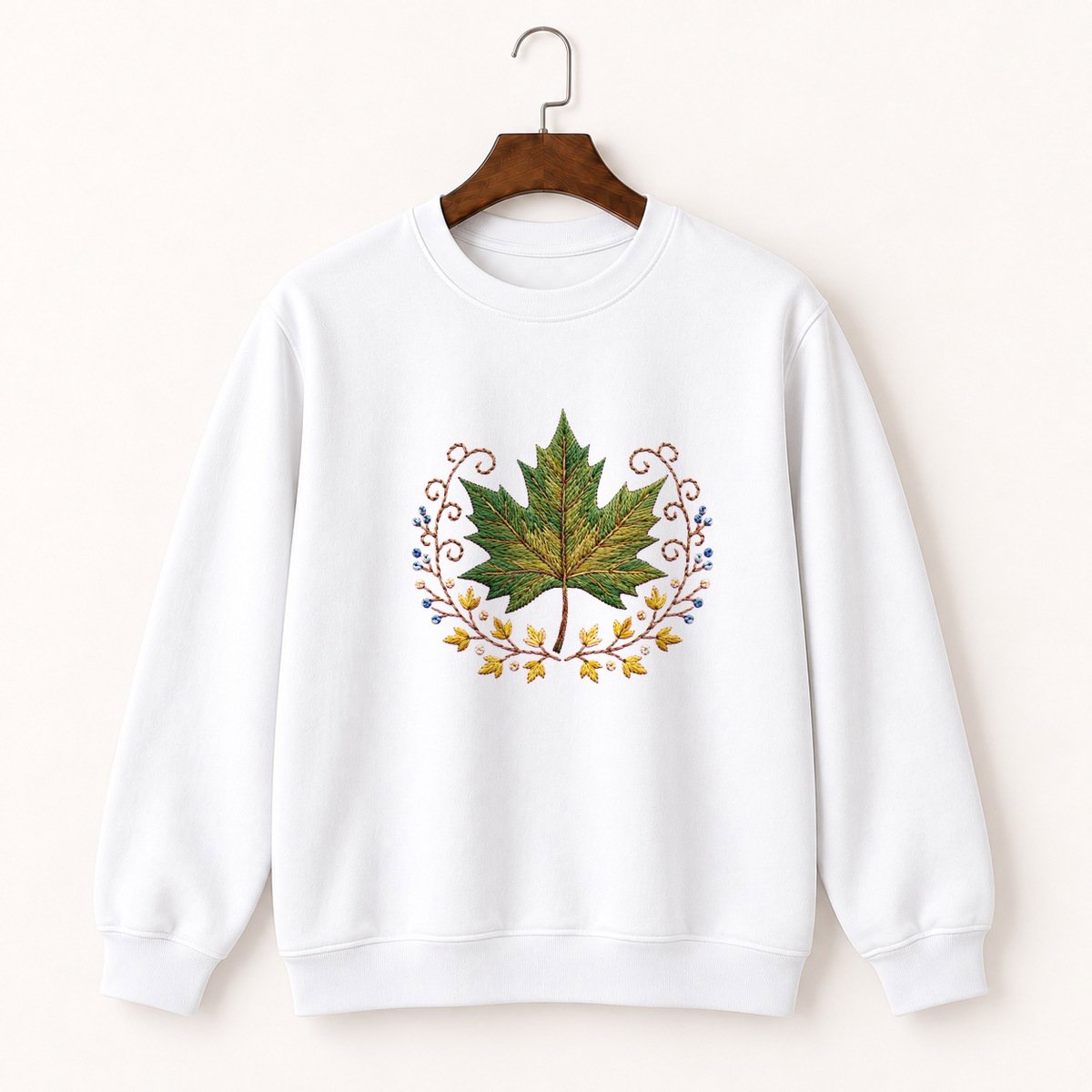 Sycamore Leaf Crewneck Sweatshirt 5