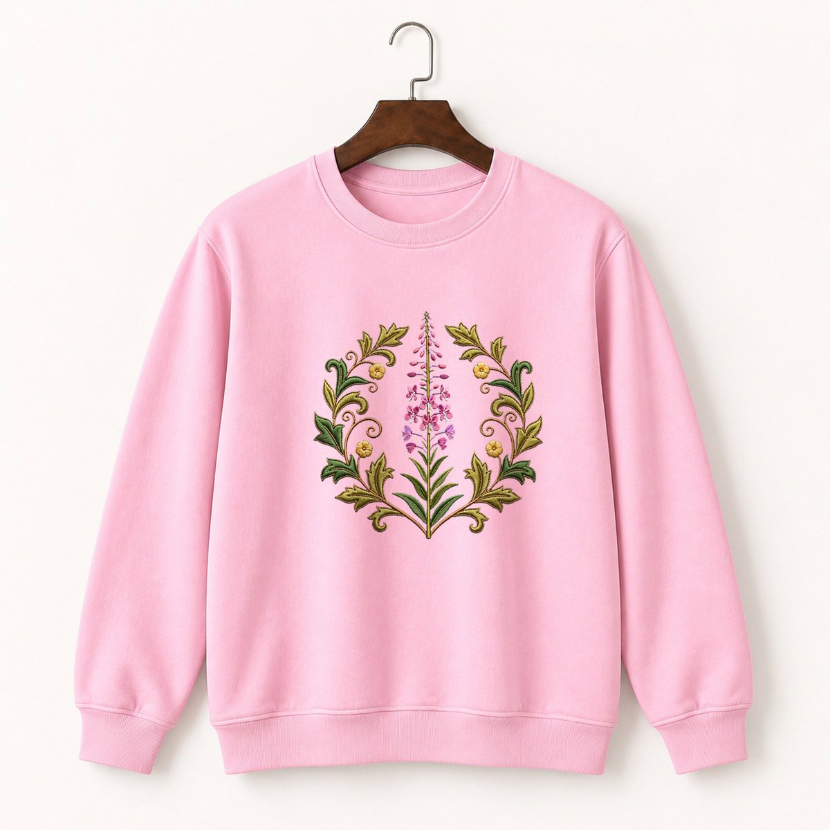 Fireweed Flower Crewneck Sweatshirt 4