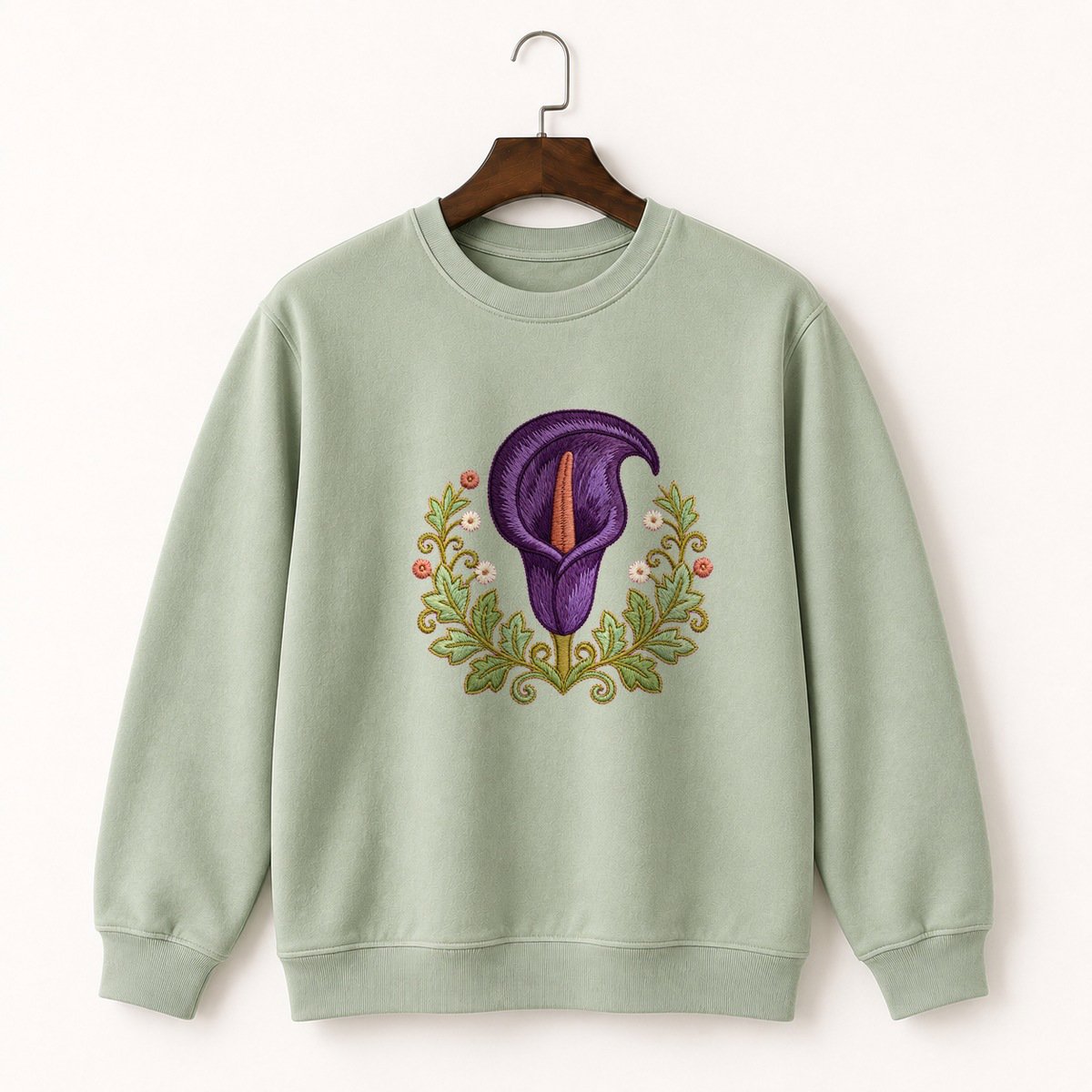 Jack-in-the-Pulpit Flower Crewneck Sweatshirt 2