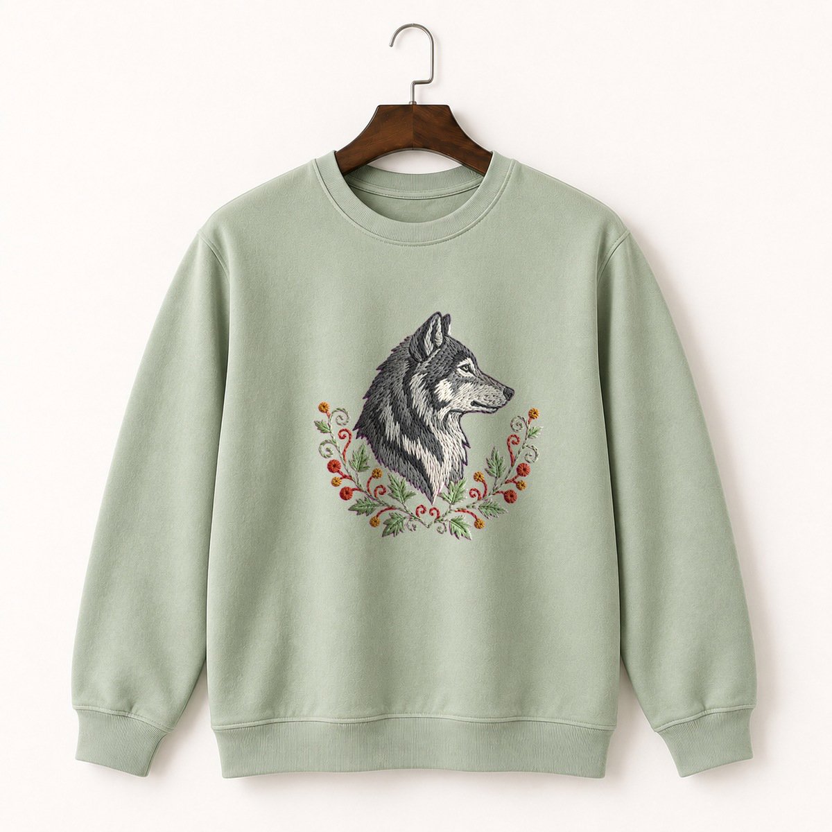 Wolf Crewneck Sweatshirt 2